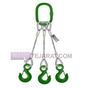 اسلینگ سیم بکسل سه شاخه اسلینگ سیم بکسل سه شاخه